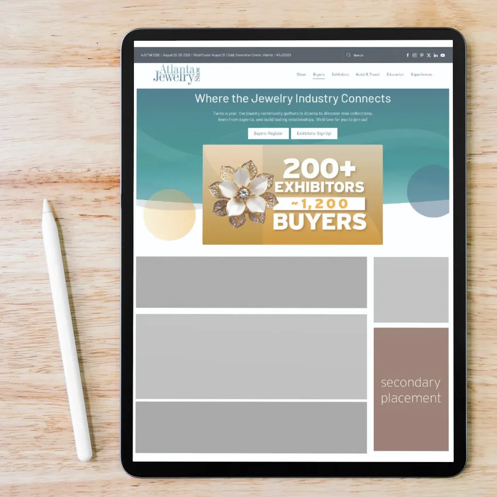 Website: Secondary Banner Ad (2 Weeks)